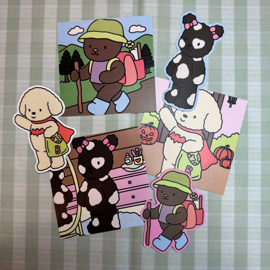 EVIE CHARACTER STORY CARD + STICKER