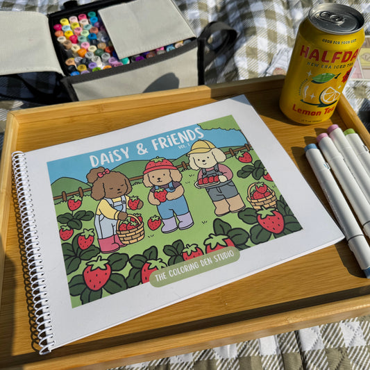 DAISY & FRIENDS COLORING BOOK, Vol 1.