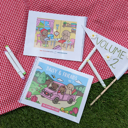 DAISY & FRIENDS COLORING BOOK, Vol 2.
