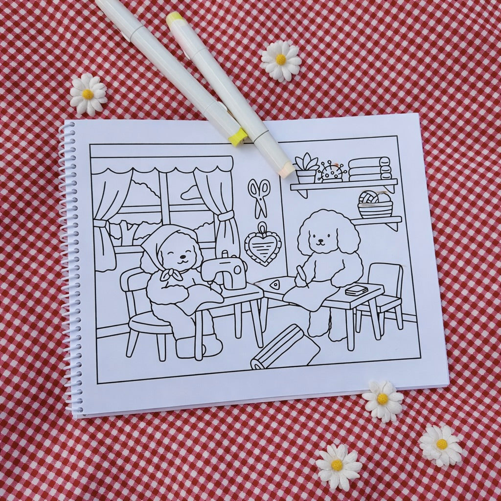 DAISY & FRIENDS COLORING BOOK, Vol 2.
