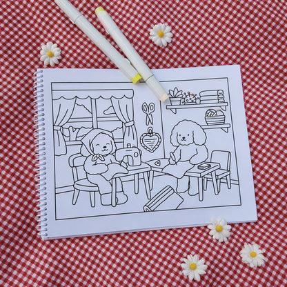 DAISY & FRIENDS COLORING BOOK, Vol 2.