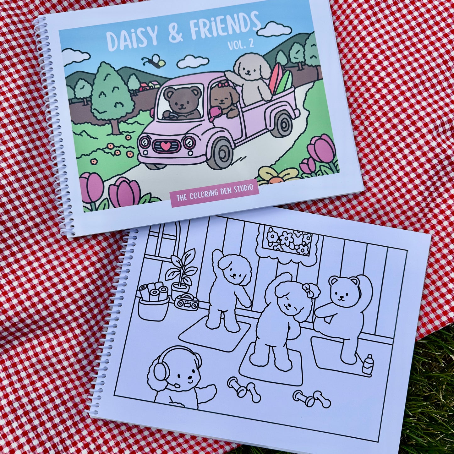 DAISY & FRIENDS COLORING BOOK, Vol 2.