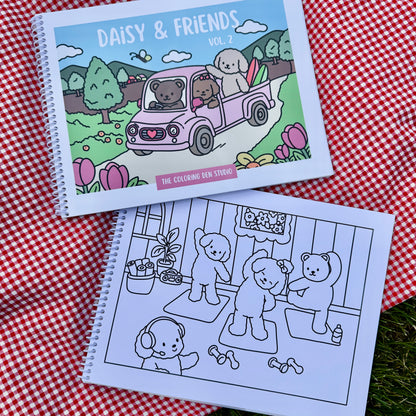 DAISY & FRIENDS COLORING BOOK, Vol 2.