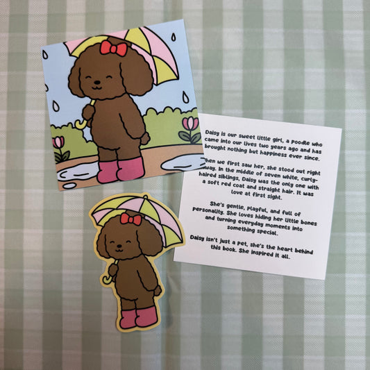 DAISY CHARACTER STORY CARD + STICKER