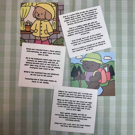 CHARACTER STORY CARD + STICKER BUNDLE