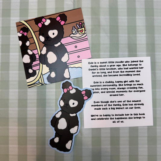 EVIE CHARACTER STORY CARD + STICKER