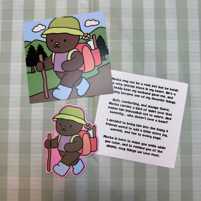 MOCHA CHARACTER STORY CARD + STICKER
