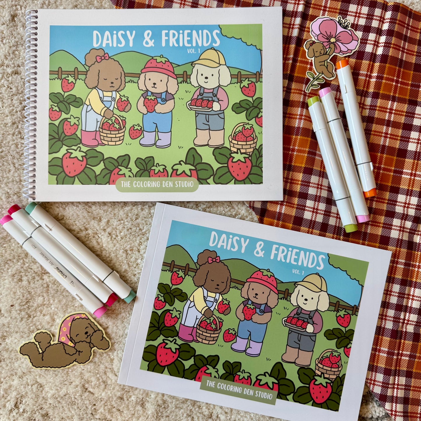 DAISY & FRIENDS COLORING BOOK, Vol 1.