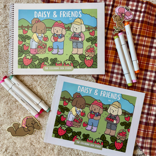 DAISY & FRIENDS COLORING BOOK, Vol 1.