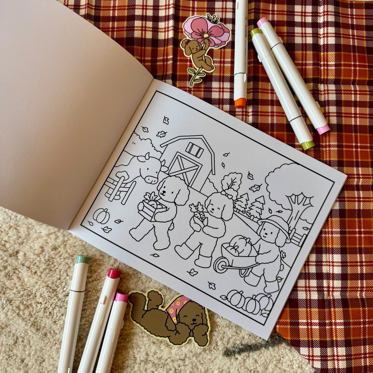 DAISY & FRIENDS COLORING BOOK, Vol 1.