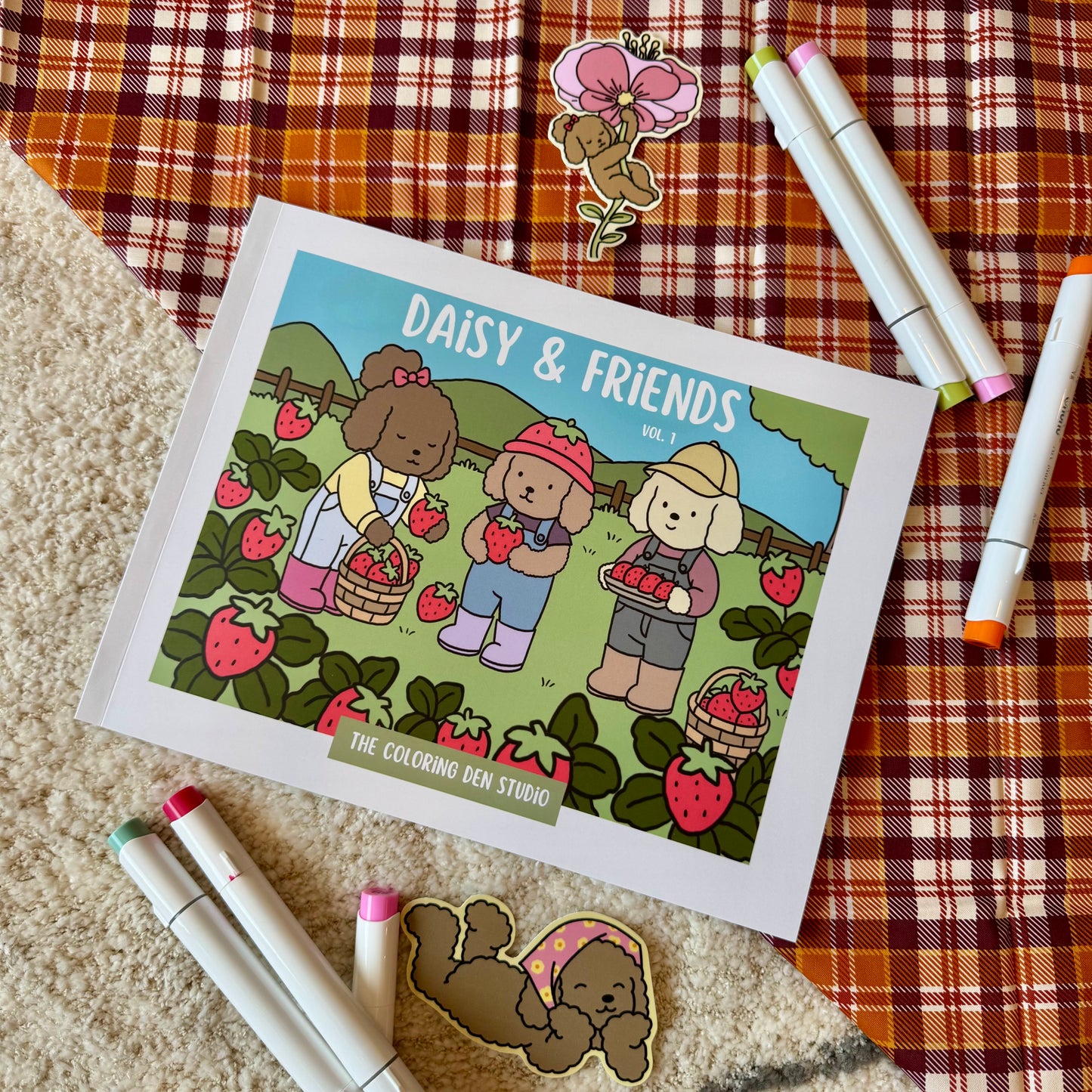 DAISY & FRIENDS COLORING BOOK, Vol 1.
