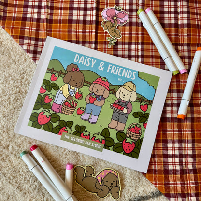 DAISY & FRIENDS COLORING BOOK, Vol 1.