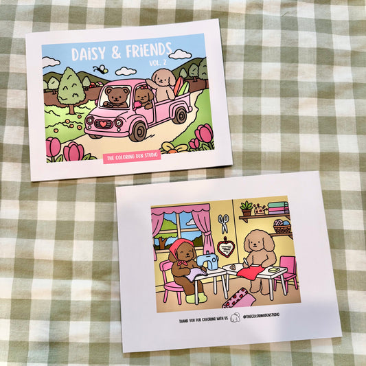 DAISY & FRIENDS COLORING BOOK, Vol 2.