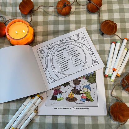 DAISY & FRIENDS – Golden Leaves to Snowy Days Coloring Book