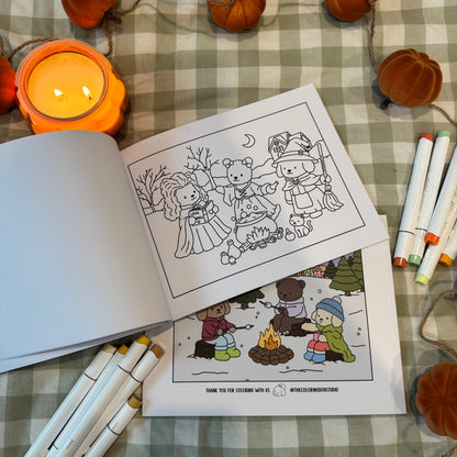 DAISY & FRIENDS – Golden Leaves to Snowy Days Coloring Book