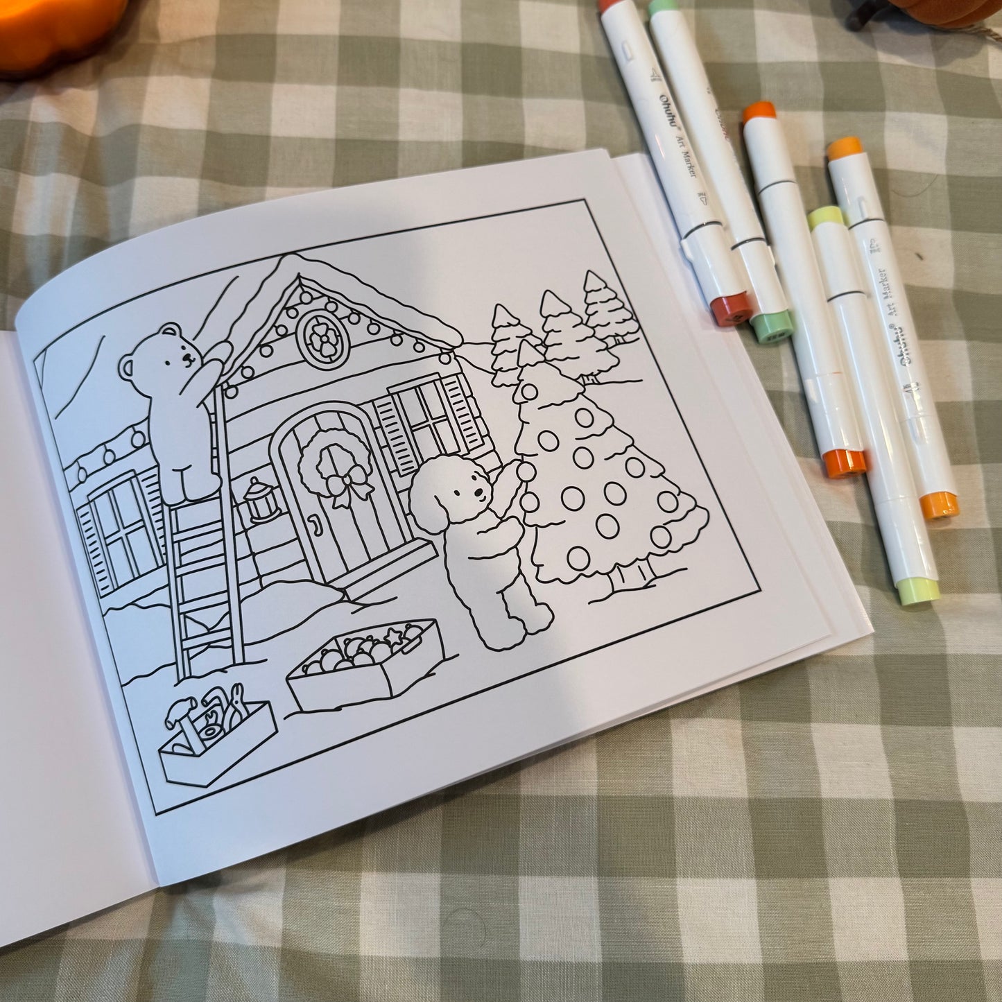 DAISY & FRIENDS – Golden Leaves to Snowy Days Coloring Book