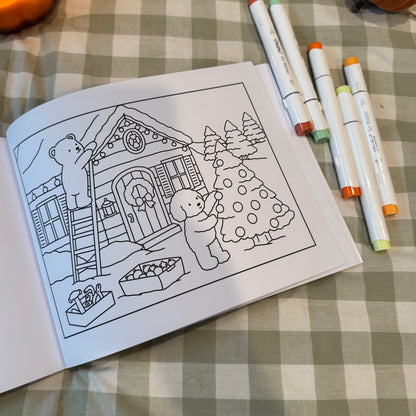 DAISY & FRIENDS – Golden Leaves to Snowy Days Coloring Book