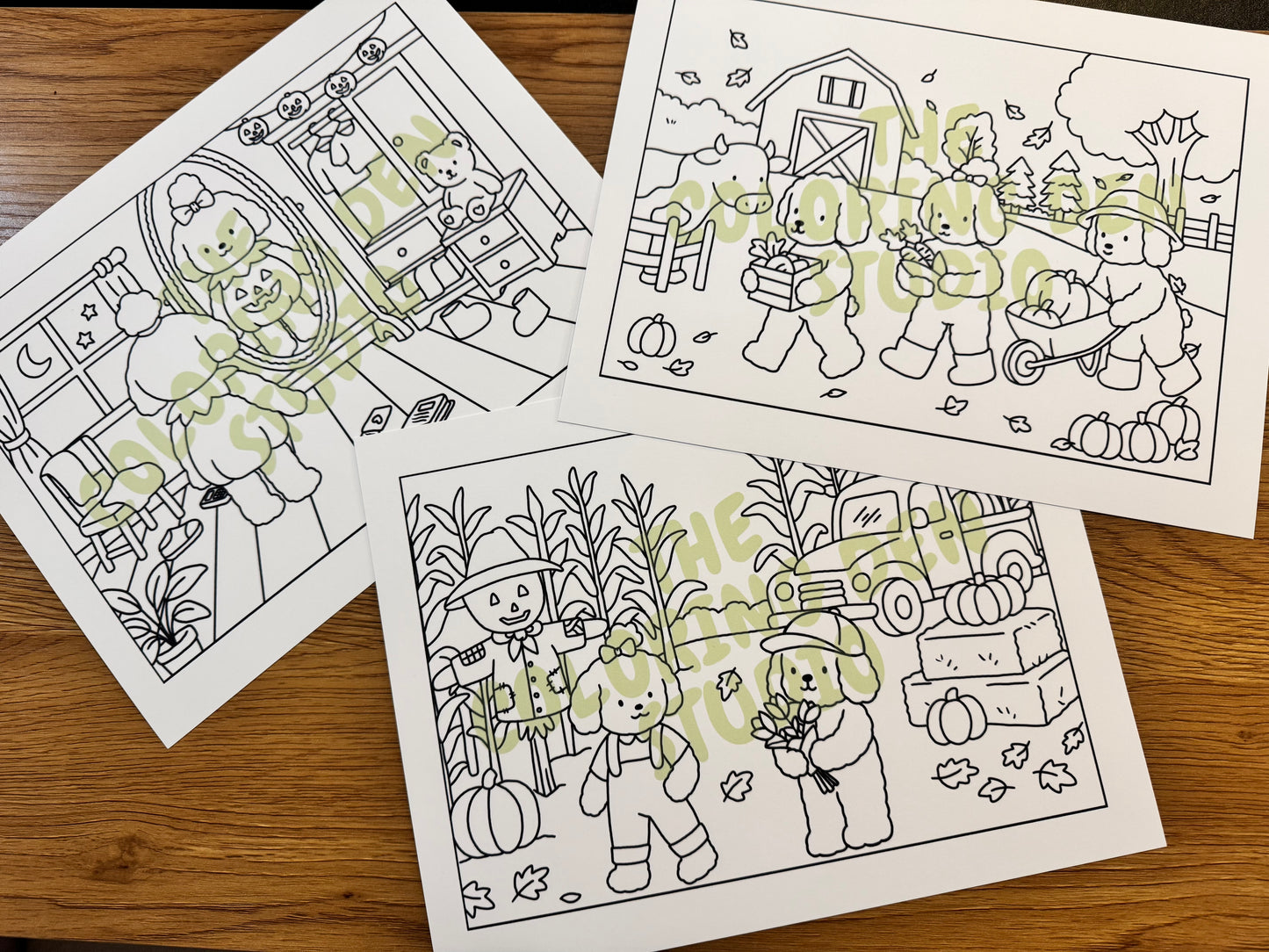 Daisy & Friends – Fall Adventures Coloring Pages (Digital Download)