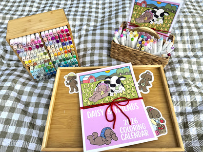 Daisy & Friends 2026 Coloring Calendar